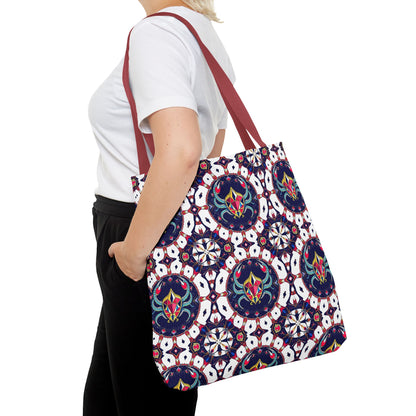 Tote Bag (AOP), Scorpio, Zodiac v1, Jewel Pattern