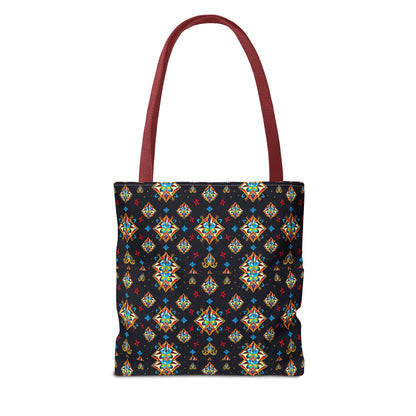 Tote Bag (AOP), Sagittarius, Zodiac v1, Jewel Pattern