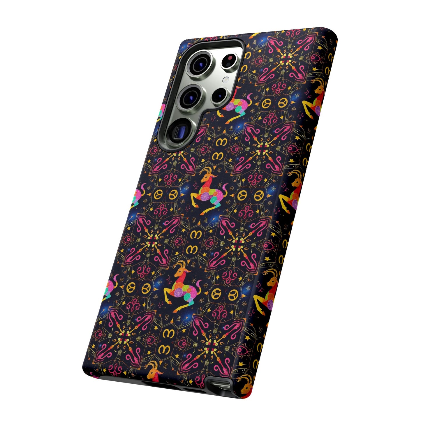 Tough Cases, Capricorn, Zodiac v2, Metal Pattern