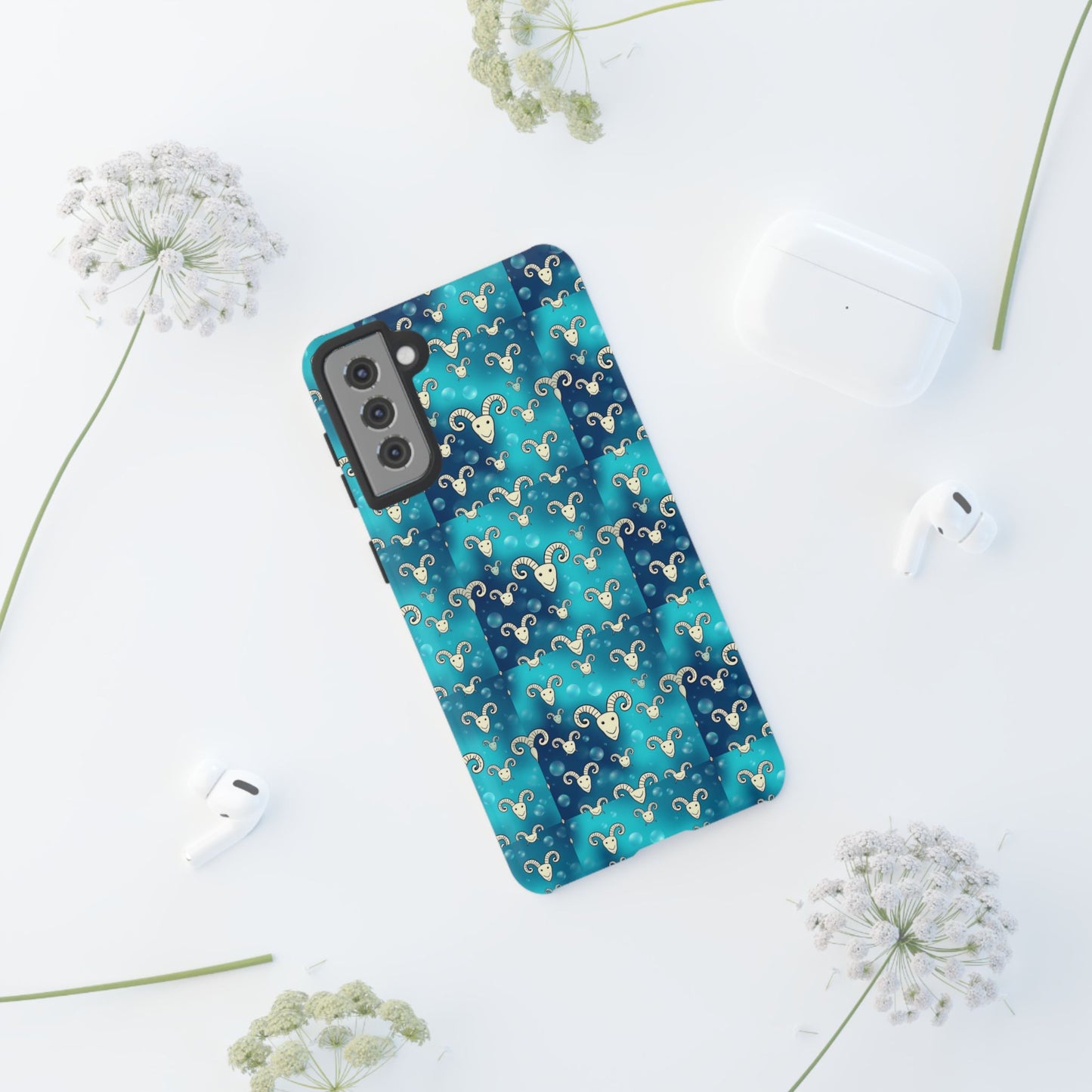 Tough Cases, Aries, Zodiac v1, Bubble Pattern