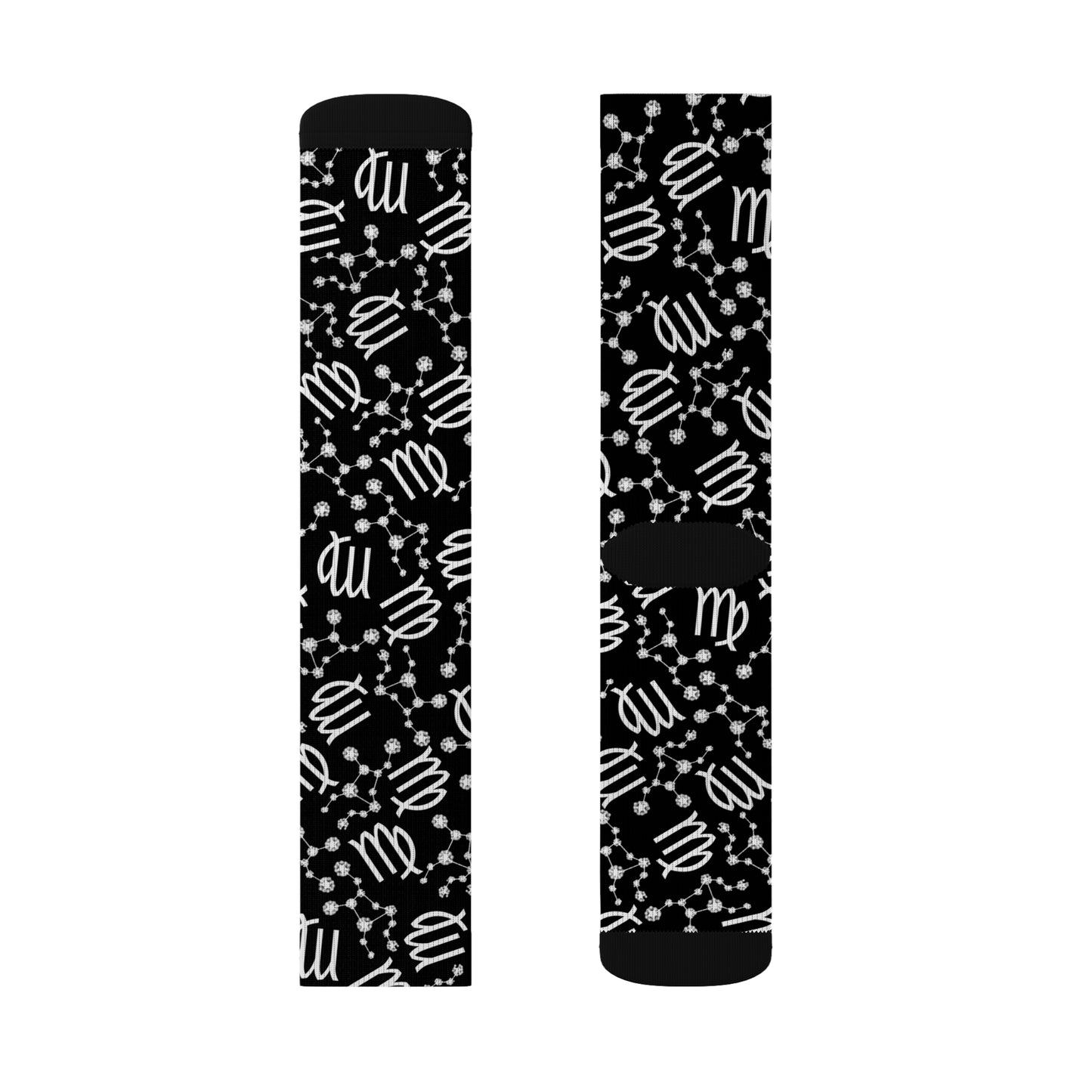Zodiac Sublimation Socks Virgo Zodiac sign
