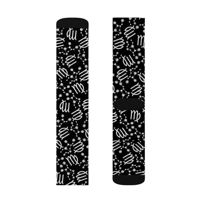 Zodiac Sublimation Socks Virgo Zodiac sign
