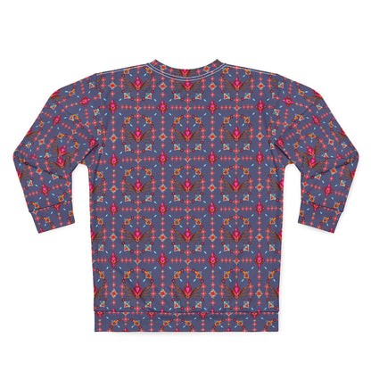 Unisex Sweatshirt (AOP), Scorpio, Zodiac v2, Jewel Pattern