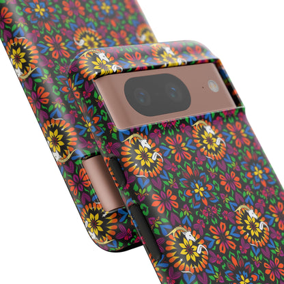 Tough Cases, Capricorn, Zodiac v2, Flower Pattern