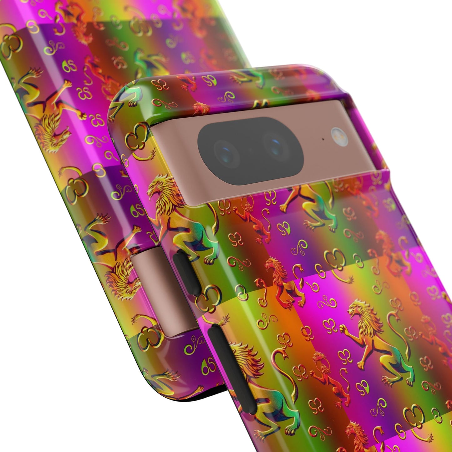 Tough Cases, Leo, Zodiac v1, Metal Pattern