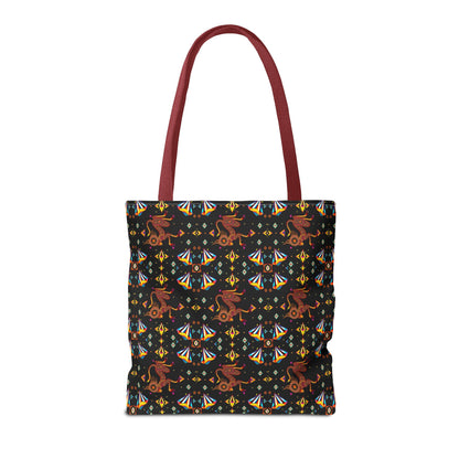 Tote Bag (AOP), Virgo, Zodiac, Jewel Pattern
