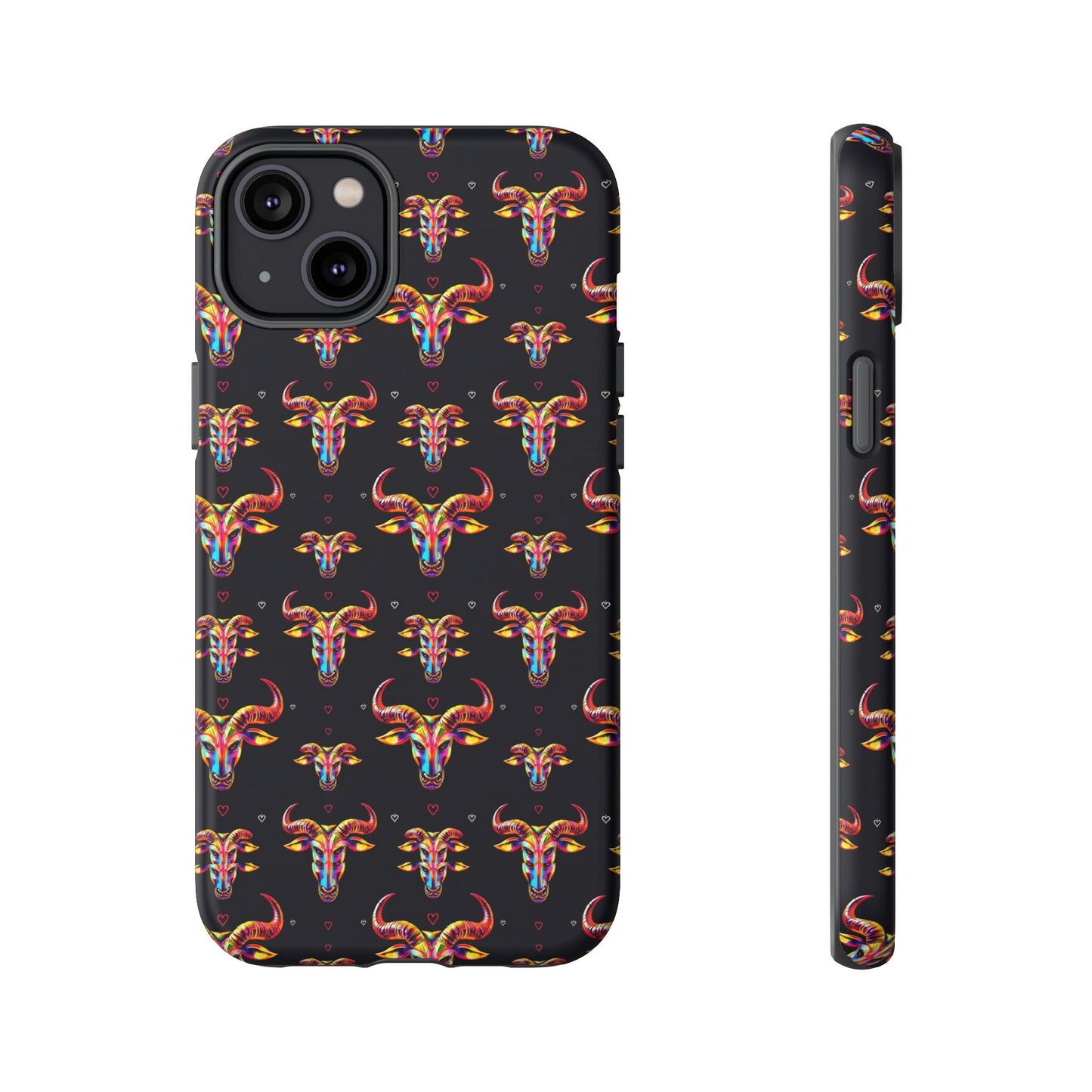 Tough Cases, Taurus, Zodiac, Metal Pattern
