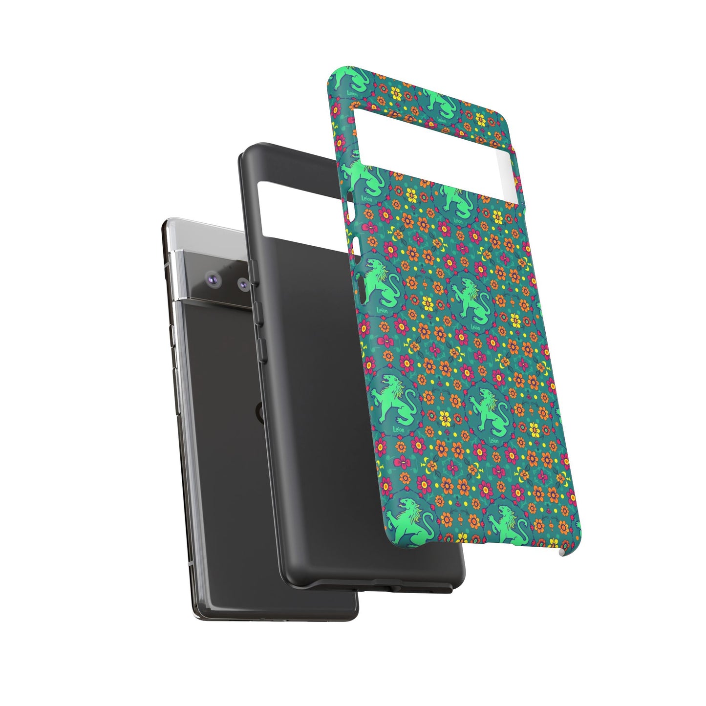 Tough Cases, Leo, Zodiac v3, Flower Pattern