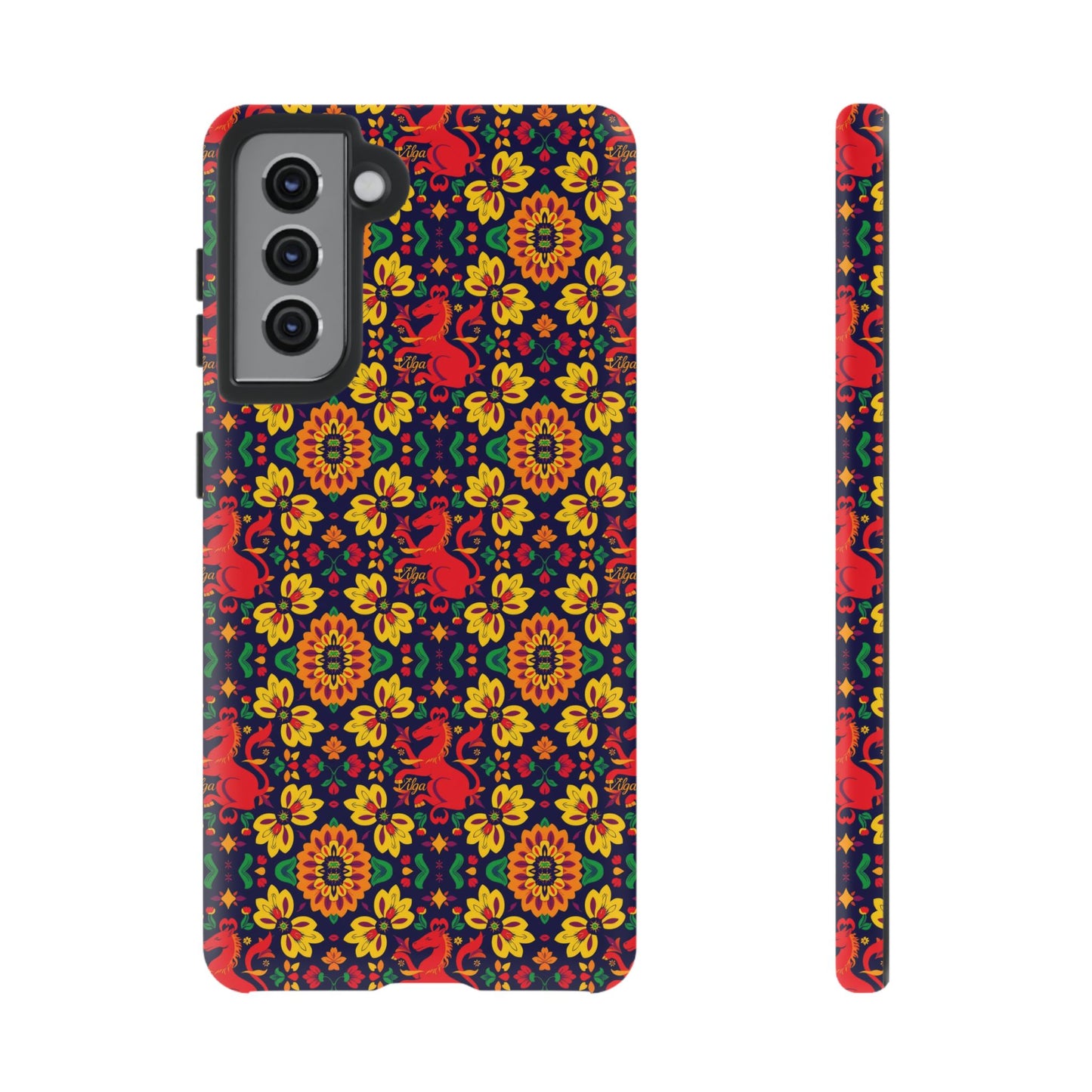 Tough Cases, Virgo, Zodiac v2, Flower Pattern