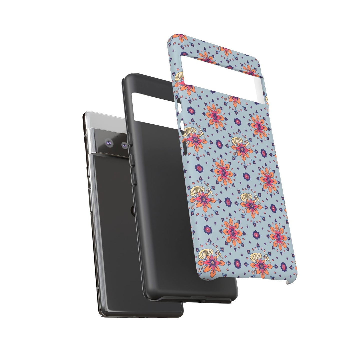 Tough Cases, Sagittarius, Zodiac v3, Flower Pattern