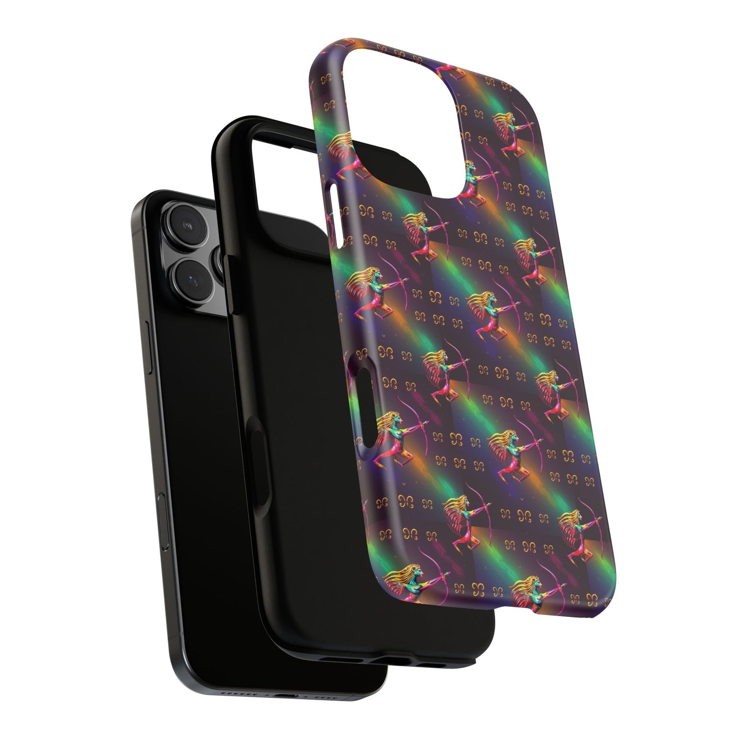 Tough Cases, Sagittarius, Zodiac v1, Metal Pattern