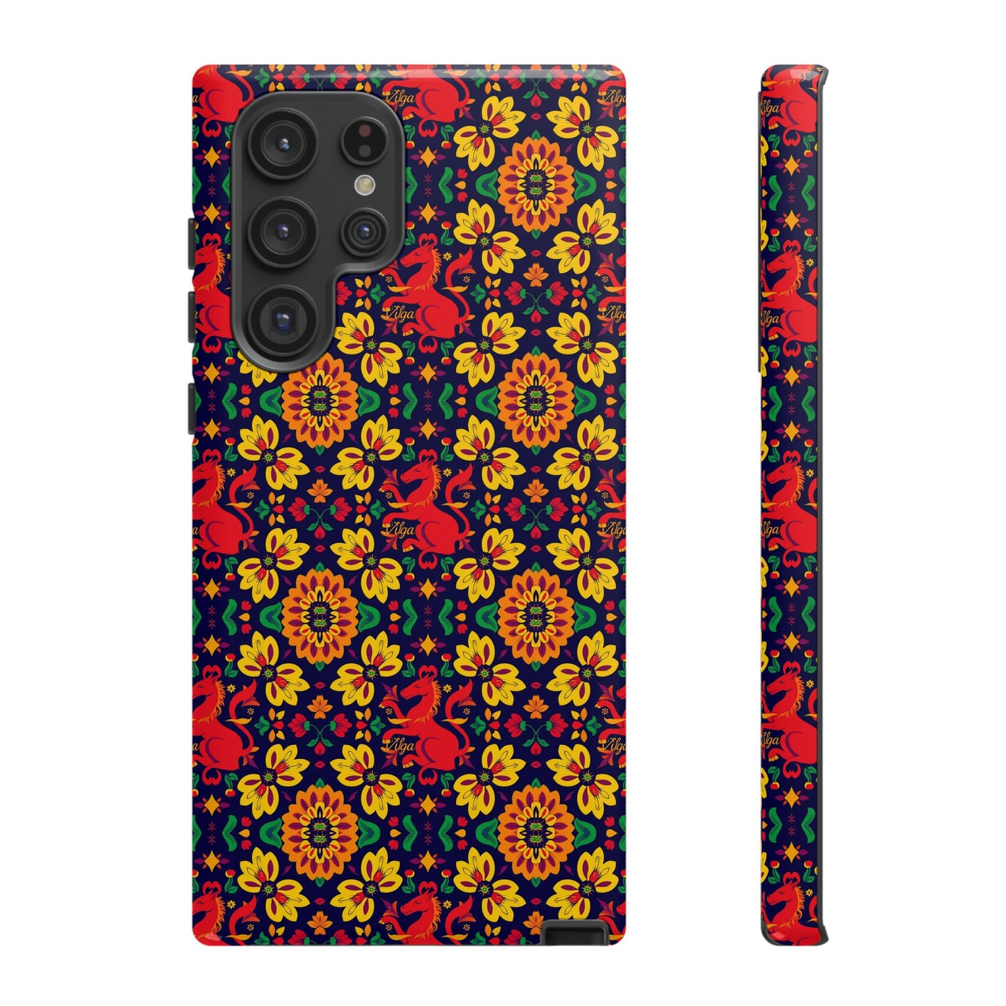Tough Cases, Virgo, Zodiac v2, Flower Pattern