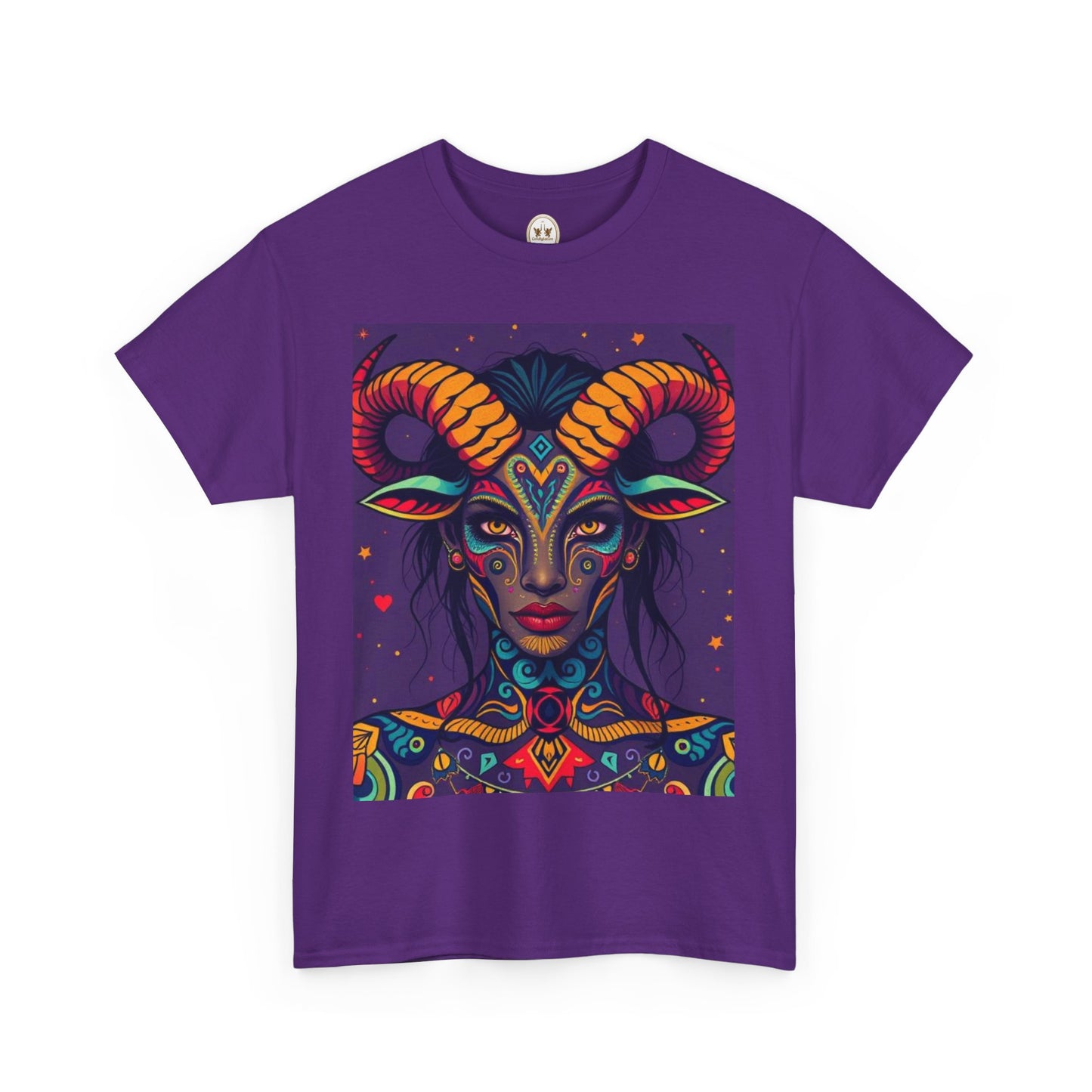 Unisex Heavy Cotton T-Shirt, Taurus, Zodiac v3, Sexy Art