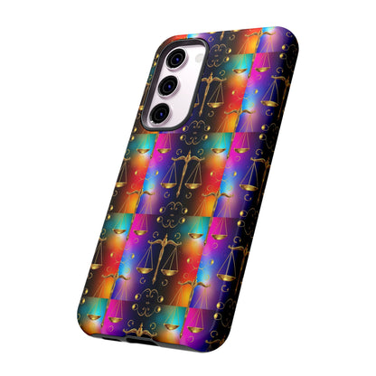 Tough Cases, Libra, Zodiac v1, Metal Pattern