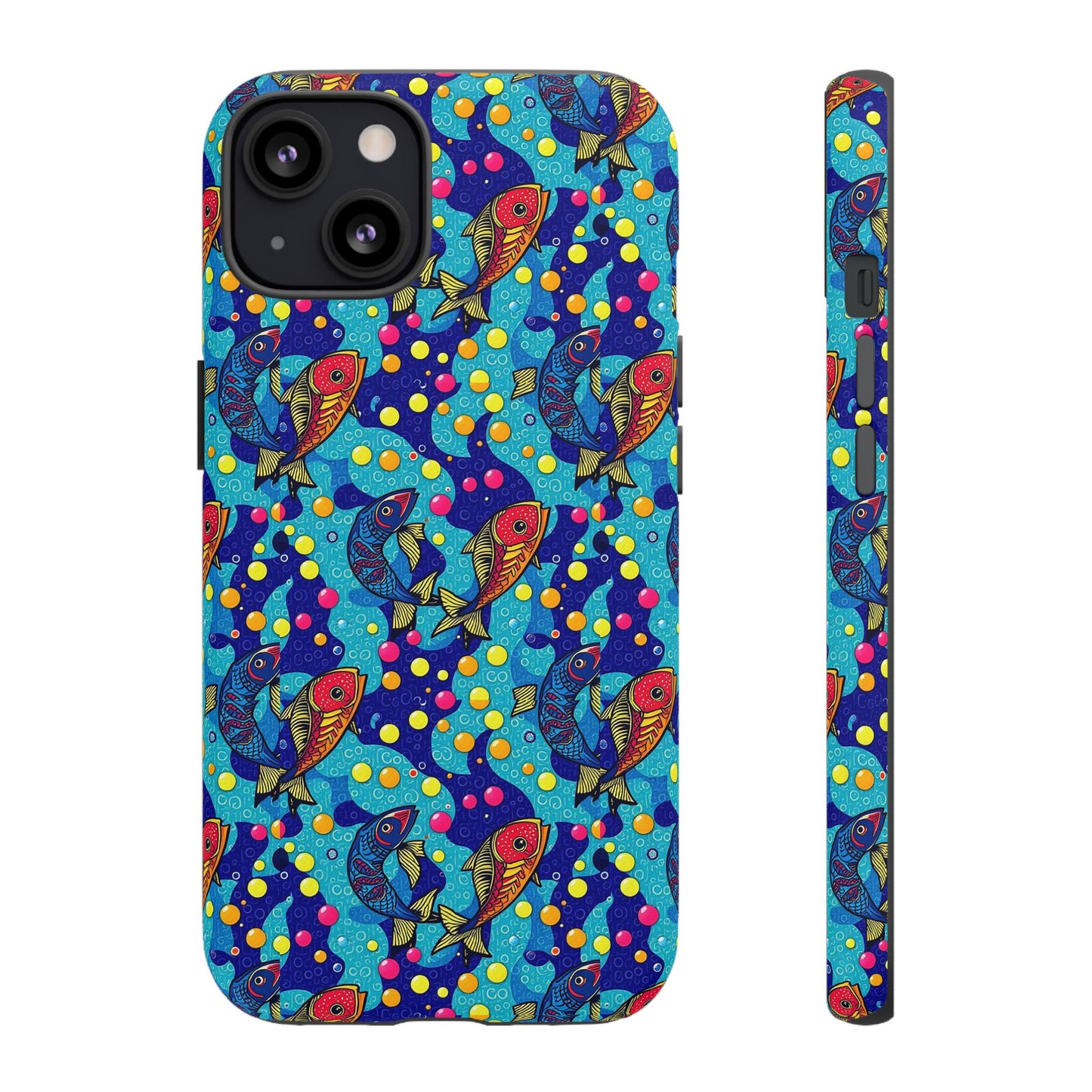 Tough Cases, Pisces, Zodiac v2, Bubble Pattern