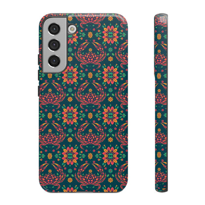 Tough Cases, Cancer, Zodiac v4, Flower Pattern