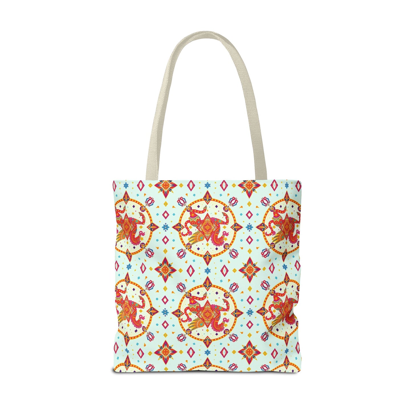 Tote Bag (AOP), Aquarius, Zodiac v1, Jewel Pattern