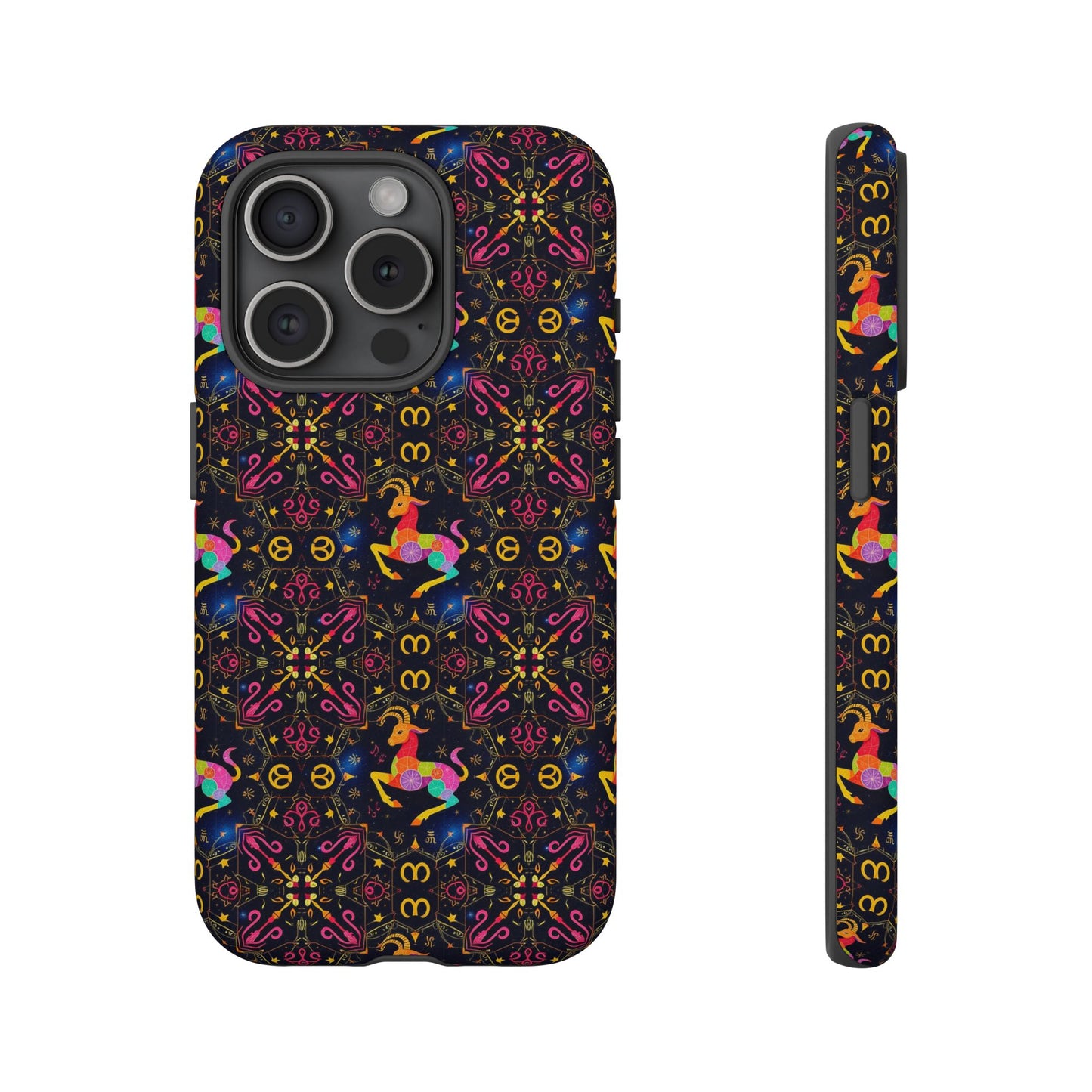 Tough Cases, Capricorn, Zodiac v2, Metal Pattern