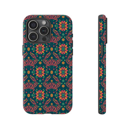 Tough Cases, Cancer, Zodiac v4, Flower Pattern