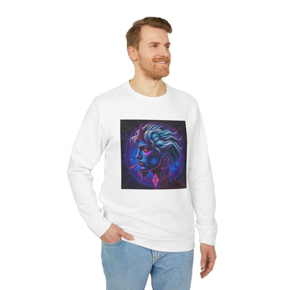 Adidas, Unisex Fleece Crewneck Sweatshirt, Gemini, Pop Art v1, Zodiac
