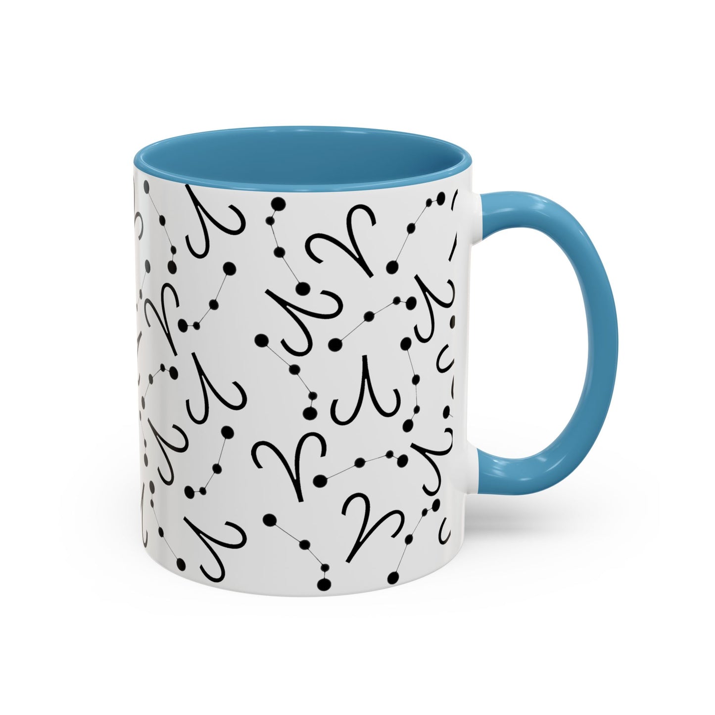 Accent Coffee Mug with the Aries sign (11, 15oz)