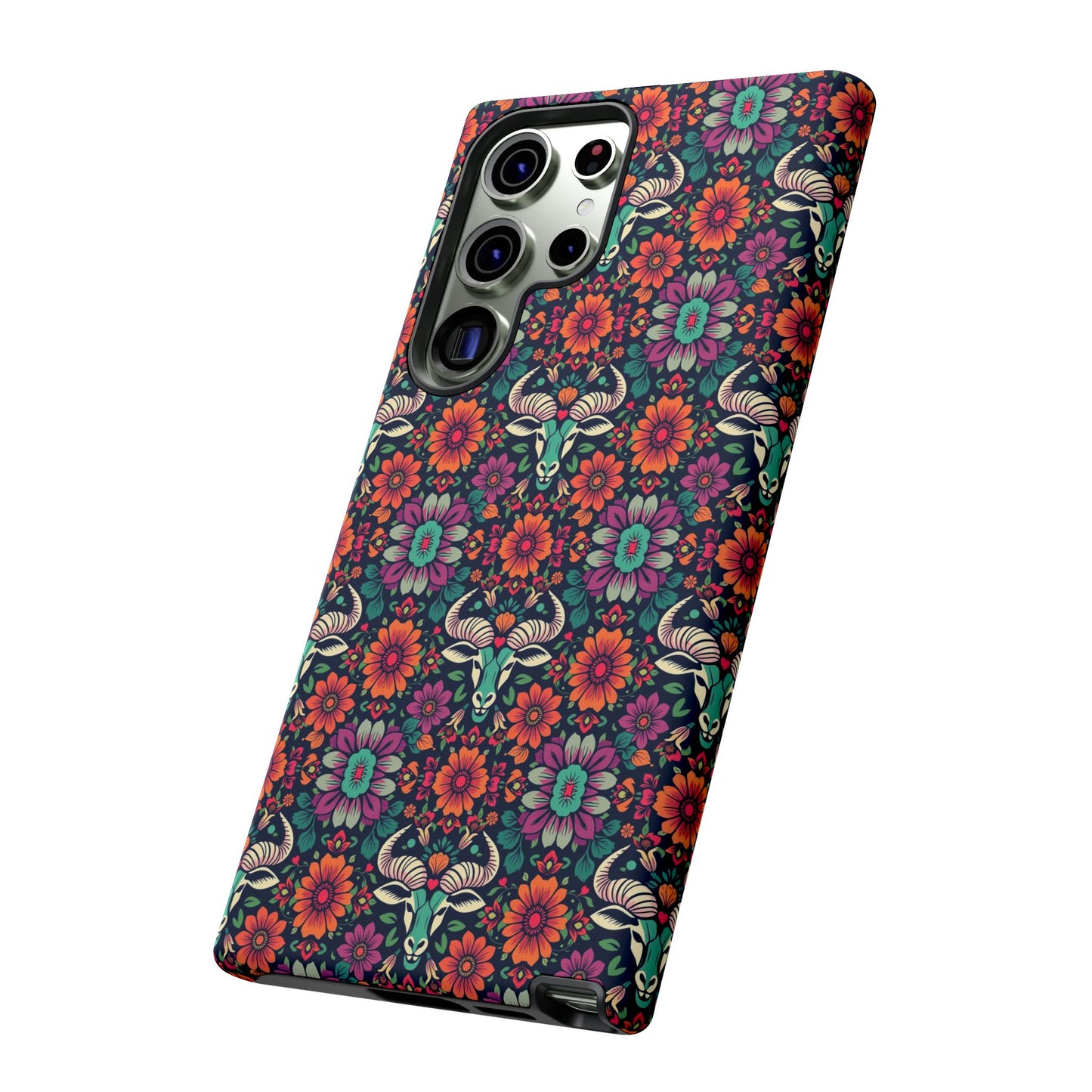 Tough Cases, Taurus, Zodiac v4, Flower Pattern