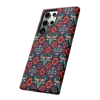 Tough Cases, Taurus, Zodiac v4, Flower Pattern