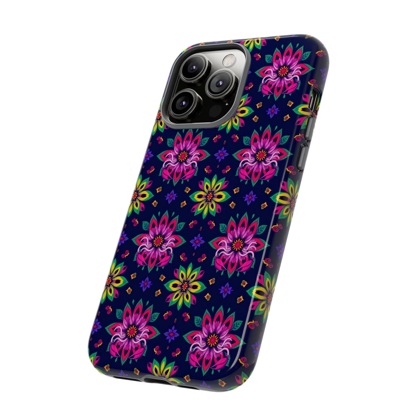 Tough Cases, Scorpio, Zodiac v4, Flower Pattern