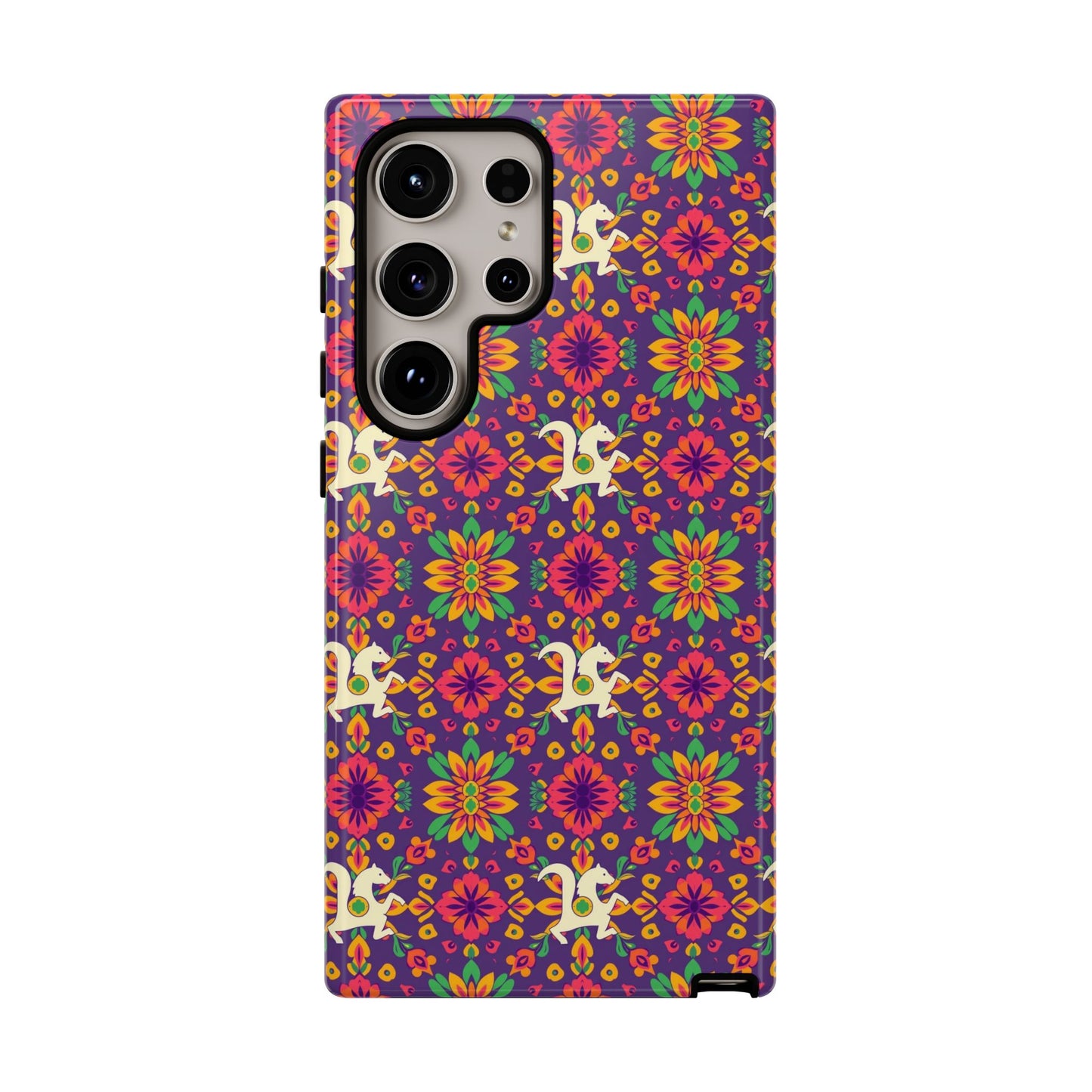 Tough Cases, Aquarius, Zodiac v1, Flower Pattern