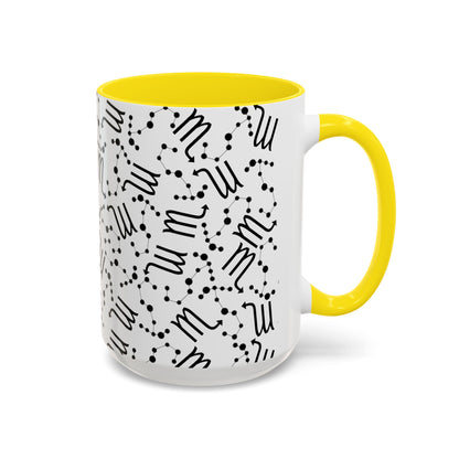 Accent Coffee Mug with the Scorpio sign (11, 15oz)