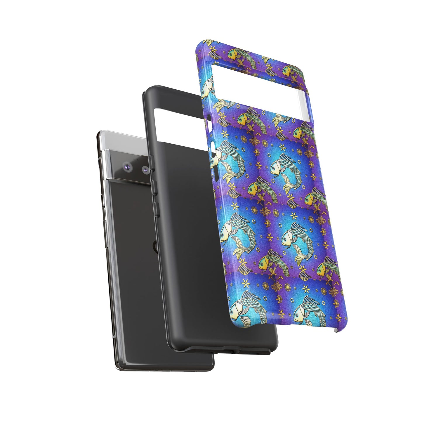 Tough Cases, Pisces, Zodiac v2, Metal Pattern