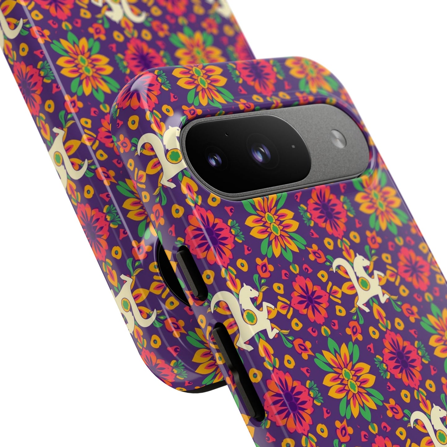 Tough Cases, Aquarius, Zodiac v1, Flower Pattern
