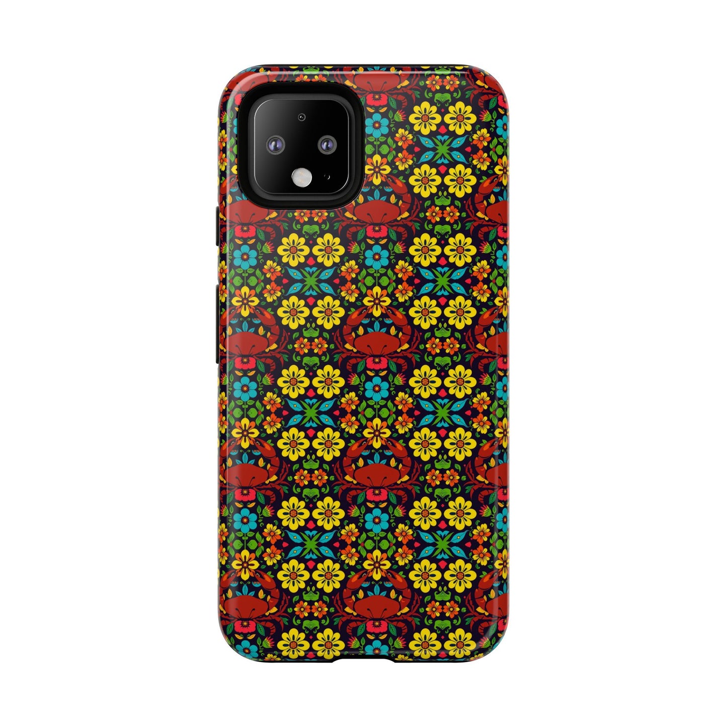 Tough Cases, Cancer, Zodiac v2, Flower Pattern