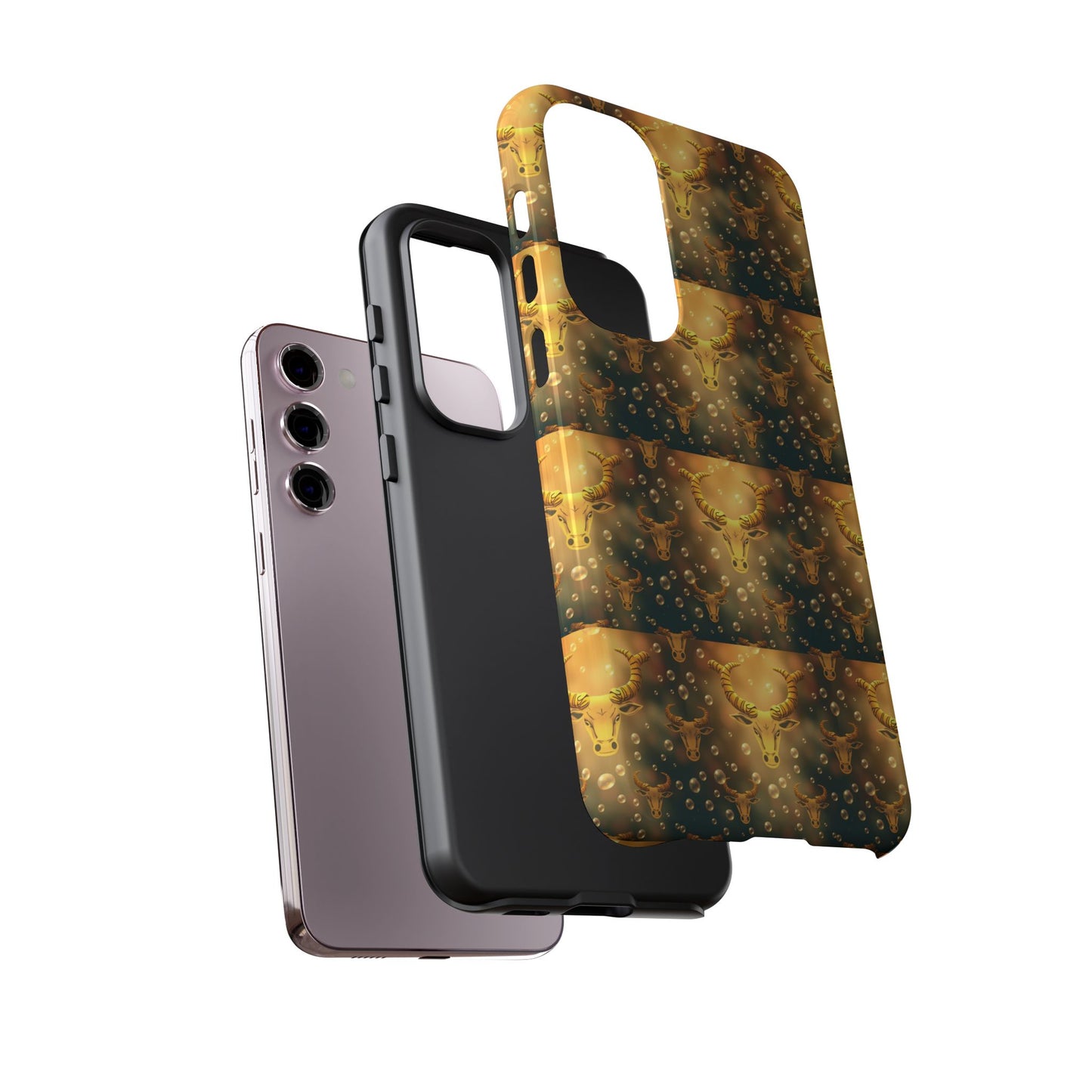 Tough Cases, Taurus, Zodiac v1, Bubble Pattern