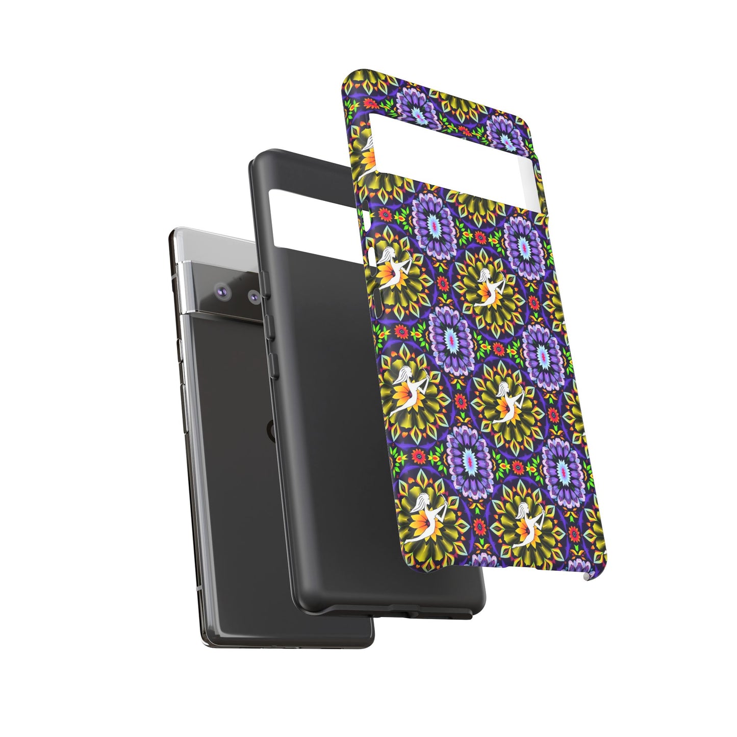 Tough Cases, Sagittarius, Zodiac v1, Flower Pattern