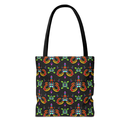 Tote Bag (AOP), Aries, Zodiac, Jewel Pattern