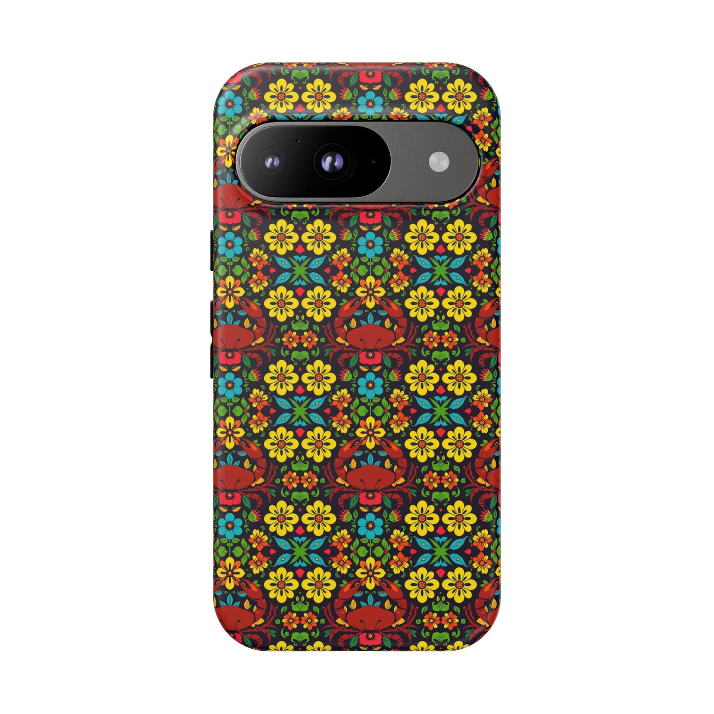 Tough Cases, Cancer, Zodiac v2, Flower Pattern