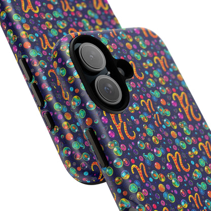 Tough Cases, Aquarius, Zodiac, Bubble Pattern