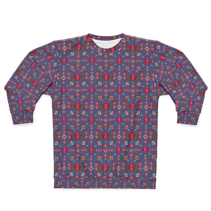 Unisex Sweatshirt (AOP), Scorpio, Zodiac v2, Jewel Pattern