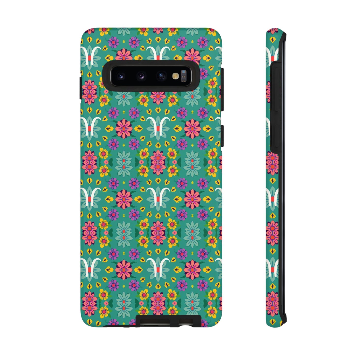 Tough Cases, Aquarius, Zodiac v4, Flower Pattern