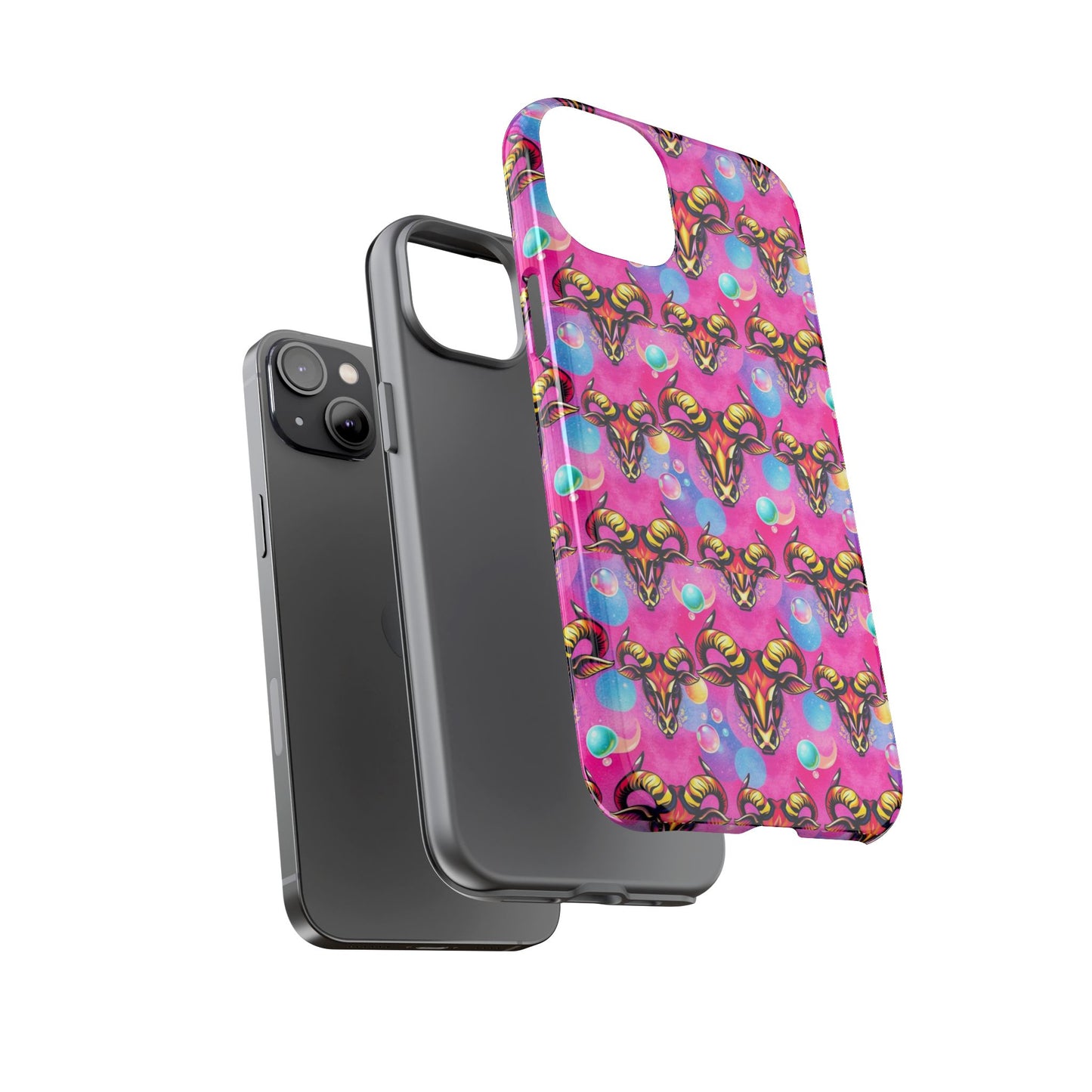 Tough Cases, Taurus, Zodiac, Bubble Pattern