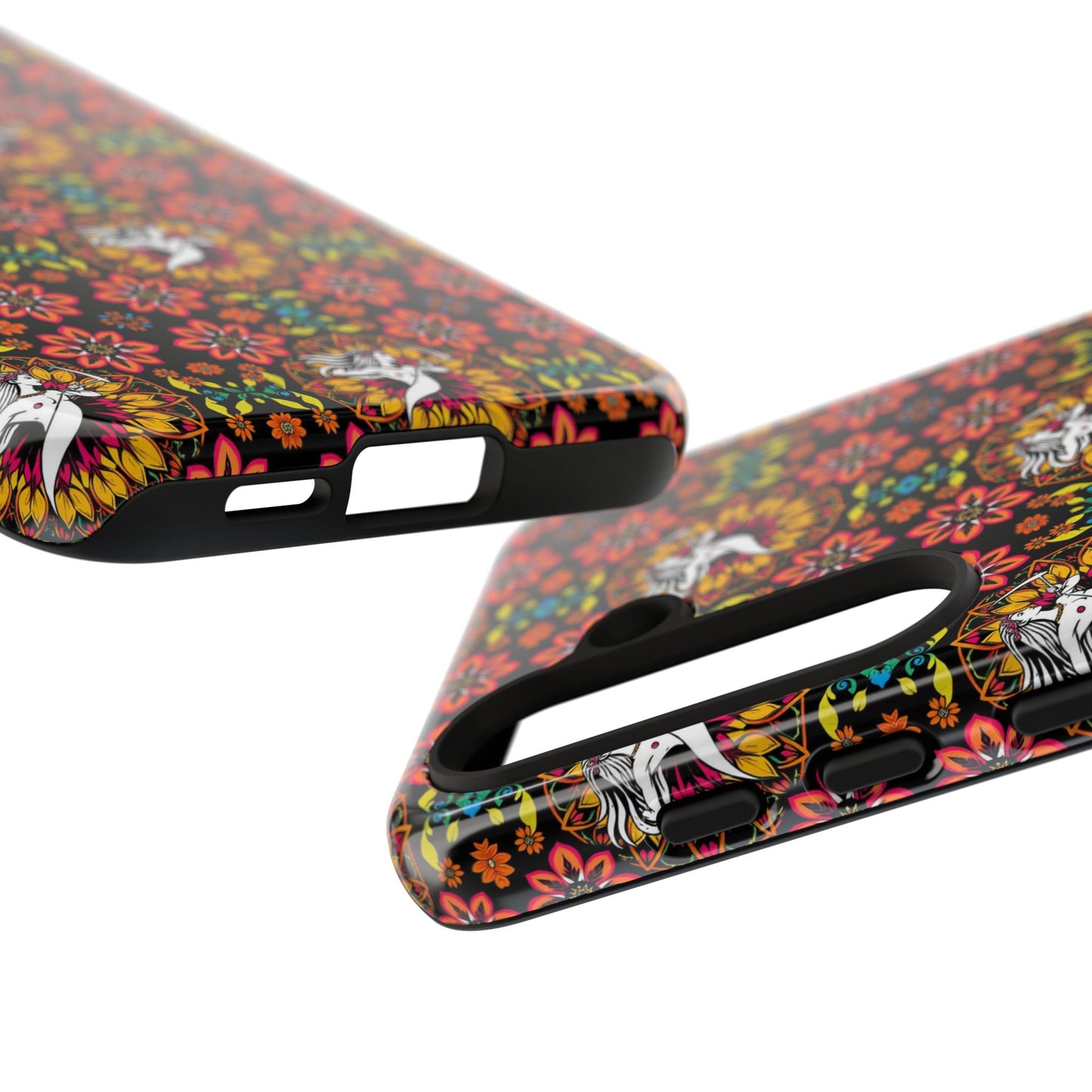 Tough Cases, Sagittarius, Zodiac v2, Flower Pattern