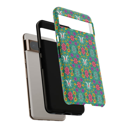 Tough Cases, Aquarius, Zodiac v4, Flower Pattern