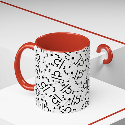 Accent Coffee Mug with the Libra sign (11, 15oz)