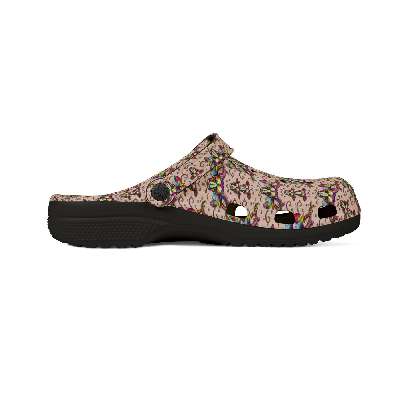 EVA Foam Rubber Shoes, (AOP), Taurus, Zodiac v1, Pattern