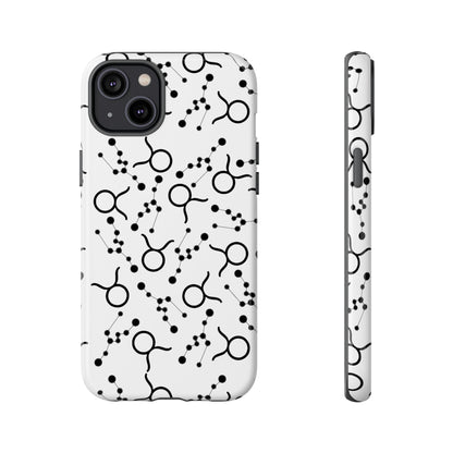 Tough Cases with the Taurus Zodiac sign for iPhone, Samsung Galaxy, and Google Pixel devices