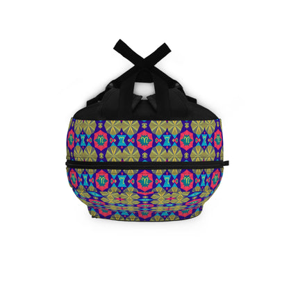 Backpack, Aquarius, Zodiac v1, Shapes Pattern