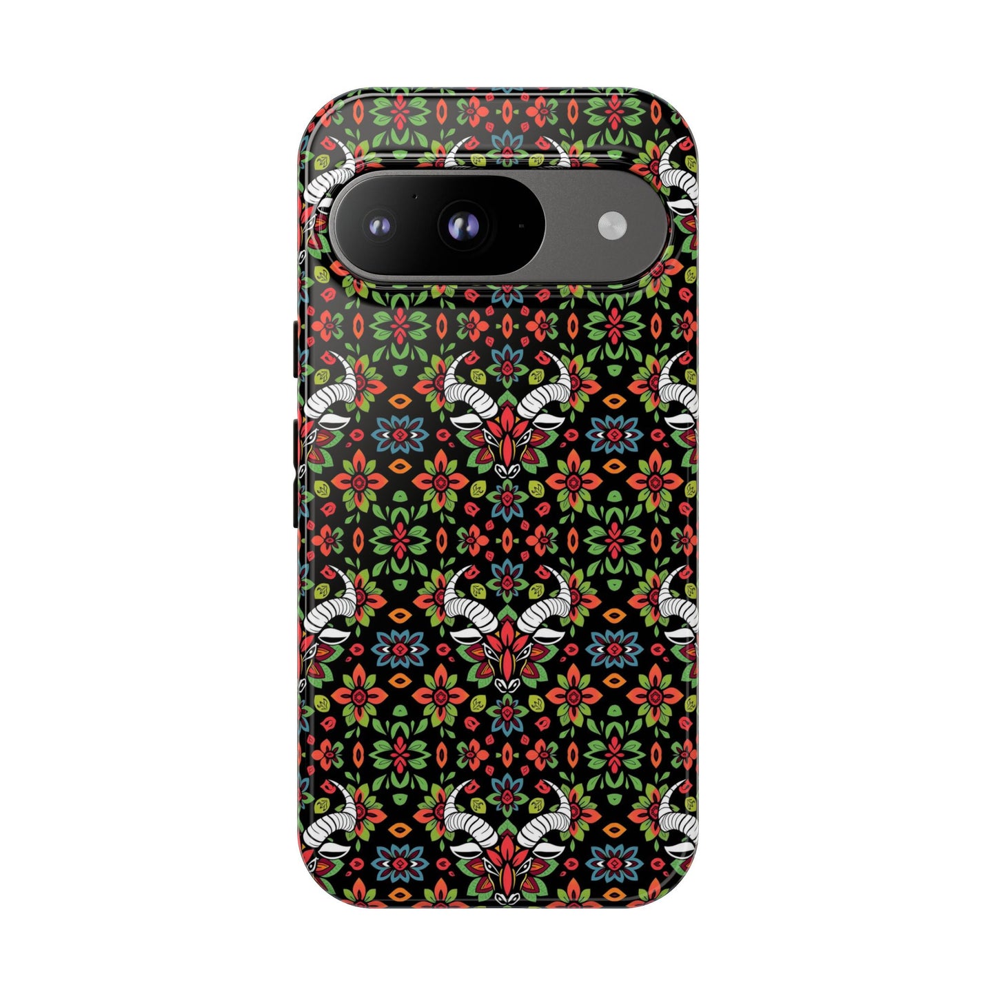 Tough Cases, Taurus, Zodiac v2, Flower Pattern