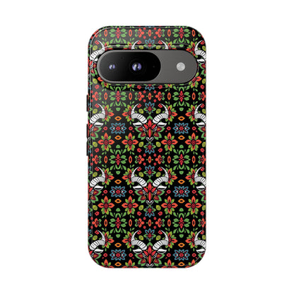 Tough Cases, Taurus, Zodiac v2, Flower Pattern