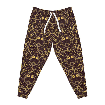 Athletic Joggers, Zodiac Design, Pattern v1, Pisces, AOP